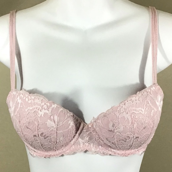 Victoria’s Secret Pink Push-up Pigeonnant Bra 34B - Picture 1 of 6
